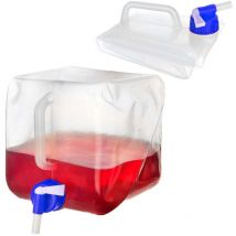 Faltbarer Kunststoff-Wassertank für Camping, 10 l, 19 x 20 x 25 cm Redcliffs