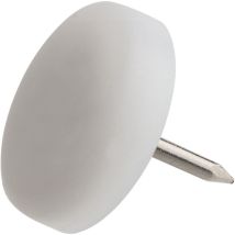 Kunststoffgleiter weiß 20 mm