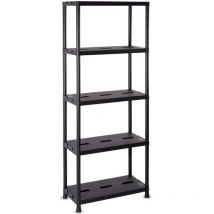 Kunststoffregal 84/5 180 x 80 x 40 cm 5 Kunststoffböden 250 kg Kunststoffregal