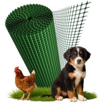 Kunststoffzaun 14x14 mm - 0.6m x 5m