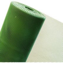 Haga - kunststoffzaun in 1,20m x 10m Masche 6mm Lärm grün