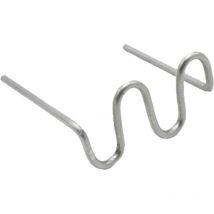 800AKRR-S08 S-Klammern 0,8 mm Attaches (l x l x h) 14.5 x 0.8 x 15 mm - Kunzer