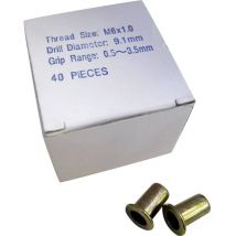 800BNM6 Rivetto M6 40 pz. - Kunzer