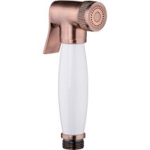 Kupfer Bidet Spraybrause Nostalgie retro Rote Bronze Keramik - Paulgurkes