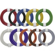 118-MIX Litze 1 x 0.14 mm² Mehrfarbig 1 Set - Donau Elektronik