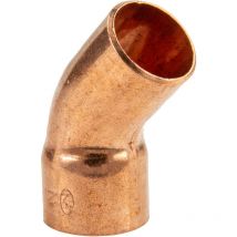 Kupfer-Lötfitting Bogen 45° i/a - Typ 5040, dvgw - 10 mm
