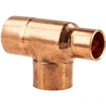 Kupfer-Lötfitting T-Stück reduziert - Typ 5130R, dvgw 22 x 18 x 15 mm