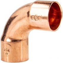 Kupfer-Lötfitting Bogen 90° I/I - Typ 5002a, DVGW 15 mm