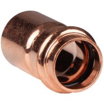 Kupfer Pressfitting Reduzierstück 28 X 22 Mm V+m-kontur Dvgw