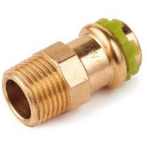 Kupfer Pressfitting Sudo-Press Übergangsverschraubung Außengewinde 35 mm - 1' Kontur v dvgw