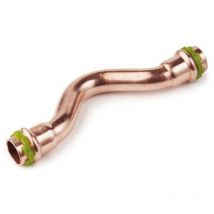 Kupfer Pressfitting Sudo-Press Übersprungbogen 15 mm innen/innen Kontur v dvgw