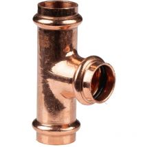 Frabo - Kupfer Pressfitting T-Stück 22 mm V+M-Kontur dvgw