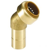 Kupfer Steckfitting Tectite Winkel 45° 15 mm innen/außen lösbar dvgw 10 Stück