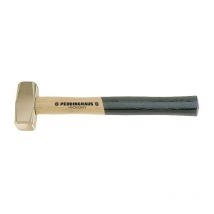Kupferhammer Metallhammer 1000g Hammer mit Hickory Holzstiel - Peddinghaus