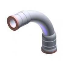 Kurve 90° für durchmessrohr 5cm 866.250