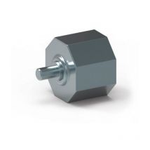 Slid'up By Mantion - Kurze Metall-Walzenkapsel für sw 60 mit Zapfen, 45 mm lang