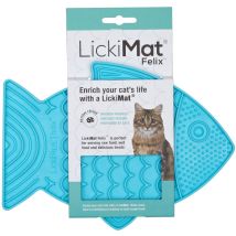 Lickimat Felix - Schleckmatte Aus Naturgummi Für Katzen - Türkis