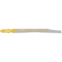 622520 lot de 2 lames spéciales pour bois S20 monobloc et tige en t pour matériaux de la plaque sans débordement des deux cô - KWB
