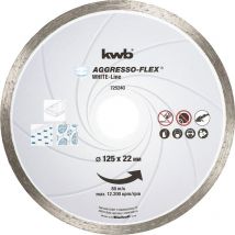 KWB - Disco corte diamante White-line 125MM x 22,23MM 725240