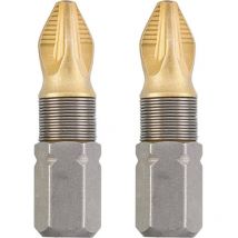 124103 Jeu d'embouts pz 3 acier 2 pc(s) - KWB