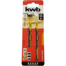 2 lame per seghetto alternativo 100/80 per legno taglio grosso Hcs gambo a t by Einhell - KWB