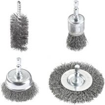 Jeu de brosses métalliques pour perceuses 597530 4 pc(s) - KWB