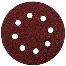Disco Abrasivo Forato 125mm 5 Pezzi Grana 60 - KWB