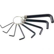Sechskantschlüssel 2 mm, 2.5 mm, 3 mm, 4 mm, 5 mm, 6 mm, 8 mm, 10 mm 8teilig - KWB