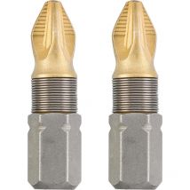 KWB - 124102 Bit-Set pz 2 Stahl 2 St.