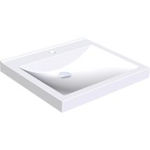 Kwc Ar Einzelwaschtisch, Quadro, Miranit, 600x125x530 Mm, Mulde Re-eckig