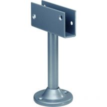 GA-Trennwandstütze 4030 Stahl schwarz einbr.lack. h 150 mm - KWS