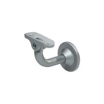 Support de main courante – Acier avec support en aluminium – 75 mm distance du mur – Argent émaillé