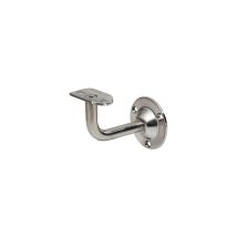 Support de main courante – Acier émaillé argent – 75 mm distance du mur – KWS
