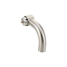 Supporto finale Kws 8309 – 4041518158360 – Acciaio inossidabile spazzolato opaco – Diametro tubo 35 mm, Spessore 1,5 mm