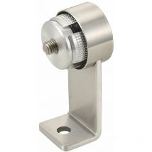 KWS - Endstütze ws - gerade Rundrohr für ø 35 mm, Edelstahl matt