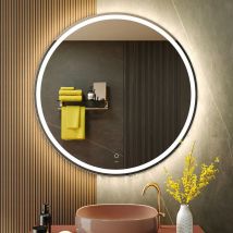 100 cm led Salle de Bain Vanity Mirror, Température de Couleur Réglable, Lumière Anti - Brouillard, Facile à Installer, Miroir de Vanité Mural avec