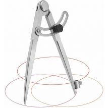 KZQ Compas Menuisier 20 cm Compas Menuisier Professionnel en Acier au carbone Compas Grand Diamètre pour Cercles de Dessin, Menuiserie, Travail Du
