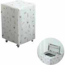 KZQ - Couverture Machine à Laver, Protecteur Imperméable, Protection Solaire Anti-poussière Housse pour Machine Lave-Linge pour Machine à Laver à