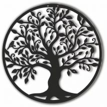 Decoration Murale en metal Arbre de Vie Decoration Murale en metal Decoration Murale en metal Decoration interieure, tentures murales 3030 cm