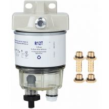 Filtre à carburant, séparateur d'eau de filtre à carburant à rotation marine pour bateau R12T pour bateau à moteur - KZQ