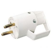 L'ébénoid 021408 Conector macho 16A 2P+T Anillo - blanco