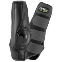 Pony, Blanc: Chaussures Dynamic Skid arrière en néoprène avec renfort cuir et plastique anatomique et respirant avec système de ventilation AirFlow