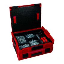 Fischer - 500 chevilles 511437 matériaux creux - en coffret l-boxx (compatible bosch Pro)
