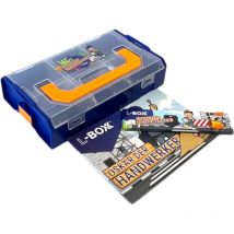 Bs Systems - l-boxx Mini Kids Livre de coloriage Oskar le bricoleur avec jeu de crayons 6 pièces + L-Boxx Mini ( 6100001481 )