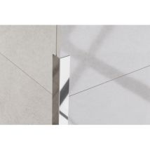 L-eckprofil Aus Edelstahl 2cm X 270cm - Glänzendes Silber