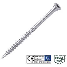 L-GoFix ms Edelstahl Holzbauschraube 6,0 x 160 mm 100 Stück