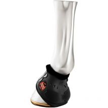 pony/cob, Noir: Paraglomi Zandonà pour chevaux CARBON AIR avec fermeture rapide