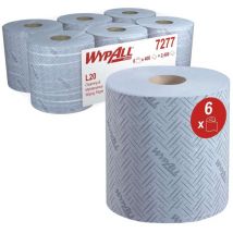 Wypall L20 General Clean Centrefeed Blue Roll - 6 Pack