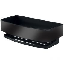 L.22 H.7 cm panier de rangement angulaire en acier peint - Inda