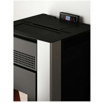 Freepoint - Joy Airtight - Estufa de pellets de 12.5 Kw, gris